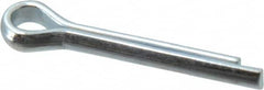 Value Collection - 5/32" Diam x 1" Long Extended Prong Cotter Pin - Grade 2, Zinc-Plated, Steel - Americas Industrial Supply