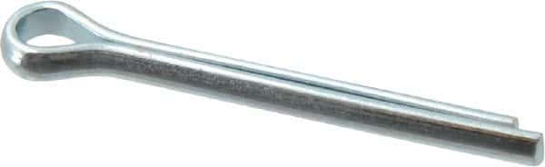 Value Collection - 5/32" Diam x 1-1/2" Long Extended Prong Cotter Pin - Grade 2, Zinc-Plated, Steel - Americas Industrial Supply