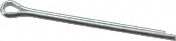 Value Collection - 1/16" Diam x 1" Long Extended Prong Cotter Pin - Grade 2, Zinc-Plated, Steel - Americas Industrial Supply