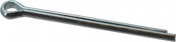 Value Collection - 3/16" Diam x 2-1/2" Long Extended Prong Cotter Pin - Grade 2, Zinc-Plated, Steel - Americas Industrial Supply