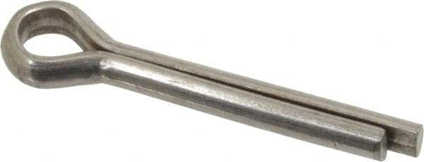 Value Collection - 1/4" Diam x 1-1/2" Long Extended Prong Cotter Pin - Grade 2, Zinc-Plated, Steel - Americas Industrial Supply