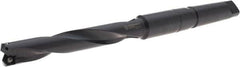 Allied Machine and Engineering - Series 2, 1 to 1-3/8" Diam, 4MT Taper Shank, Helical Flute Spade Drill - 6-1/2" Max Depth, 9-3/4" Body Length, 14-5/32" OAL, Extended Length, Through Coolant - Americas Industrial Supply