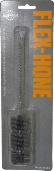 Brush Research Mfg. - 1-1/8" Bore Diam, 120 Grit, Silicon Carbide Flexible Hone - Fine, 8" OAL - Americas Industrial Supply