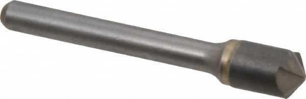 Hertel - 3/8" Head Diam, 1/4" Shank Diam, 4 Flute 120° Solid Carbide Countersink - Americas Industrial Supply