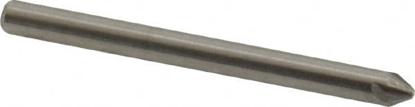 Hertel - 1/8" Head Diam, 1/8" Shank Diam, 4 Flute 60° Solid Carbide Countersink - Americas Industrial Supply