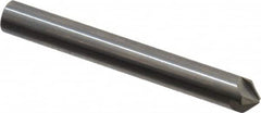 Hertel - 1/4" Head Diam, 1/4" Shank Diam, 4 Flute 100° Solid Carbide Countersink - Americas Industrial Supply