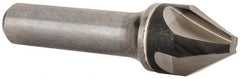 Hertel - 3/4" Head Diam, 1/2" Shank Diam, 4 Flute 60° Solid Carbide Countersink - Americas Industrial Supply