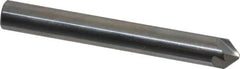 Hertel - 1/4" Head Diam, 1/4" Shank Diam, 4 Flute 90° Solid Carbide Countersink - 1-1/2" OAL, Straight Shank - Americas Industrial Supply