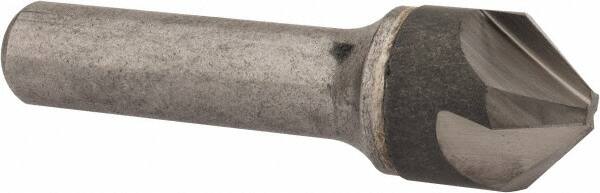 Hertel - 3/4" Head Diam, 1/2" Shank Diam, 4 Flute 90° Solid Carbide Countersink - Americas Industrial Supply