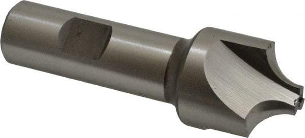 Hertel - 3/8" Radius, 1-1/8" Mill Diam, 3 Flute Cobalt Corner Rounding End Mill - Single End, Uncoated, 3-1/2" OAL, 3/4" Shank Diam - Americas Industrial Supply