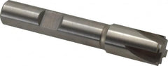 Hertel - 1/32" Radius, 7/16" Mill Diam, 4 Flute Cobalt Corner Rounding End Mill - Single End, Uncoated, 2-1/2" OAL, 3/8" Shank Diam - Americas Industrial Supply