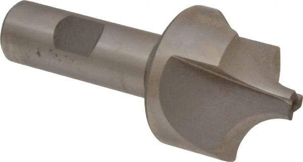 Hertel - 5/8" Radius, 1-5/8" Mill Diam, 3 Flute High Speed Steel Corner Rounding End Mill - Single End, Uncoated, 3-3/4" OAL, 3/4" Shank Diam - Americas Industrial Supply