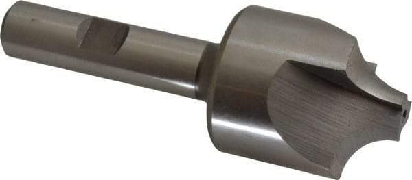 Hertel - 13/32" Radius, 1-1/4" Mill Diam, 3 Flute Cobalt Corner Rounding End Mill - Single End, Uncoated, 3-1/2" OAL, 1/2" Shank Diam - Americas Industrial Supply