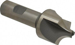 Hertel - 1/2" Radius, 1-3/8" Mill Diam, 3 Flute High Speed Steel Corner Rounding End Mill - Single End, Uncoated, 3-3/4" OAL, 3/4" Shank Diam - Americas Industrial Supply