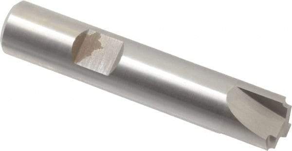 Hertel - 1/32" Radius, 1/2" Mill Diam, 3 Flute Cobalt Corner Rounding End Mill - Single End, Uncoated, 2-5/8" OAL, 1/2" Shank Diam - Americas Industrial Supply