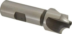 Hertel - 5/16" Radius, 1" Mill Diam, 3 Flute Cobalt Corner Rounding End Mill - Single End, Uncoated, 3-1/4" OAL, 3/4" Shank Diam - Americas Industrial Supply