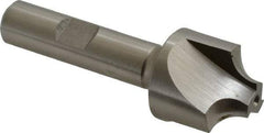 Hertel - 9/32" Radius, 1" Mill Diam, 3 Flute Cobalt Corner Rounding End Mill - Single End, Uncoated, 3" OAL, 1/2" Shank Diam - Americas Industrial Supply
