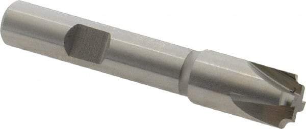 Hertel - 1/16" Radius, 7/16" Mill Diam, 4 Flute Cobalt Corner Rounding End Mill - Single End, Uncoated, 2-1/2" OAL, 3/8" Shank Diam - Americas Industrial Supply