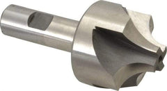 Hertel - 5/8" Radius, 1-15/16" Mill Diam, 4 Flute High Speed Steel Corner Rounding End Mill - Single End, Uncoated, 4" OAL, 3/4" Shank Diam - Americas Industrial Supply