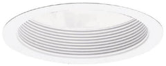 Cooper Lighting - 7-3/4 Inch Wide, Water Resistant, White Fixture Baffle Trim - H270ICAT, H270RICAT, H271ICAT, H271RICAT, H272ICAT, H272RICAT, H273ICAT1D and H273RICAT1D Recessed Housing, UL/cUL Wet Location Listed - Americas Industrial Supply