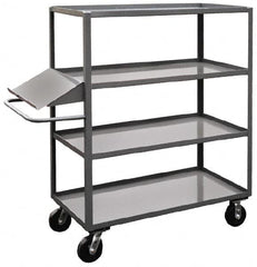 Jamco - 3,000 Lb Capacity, 24" Wide x 48" Long x 60" High Order Picking Cart - 4 Shelf, Steel - Americas Industrial Supply