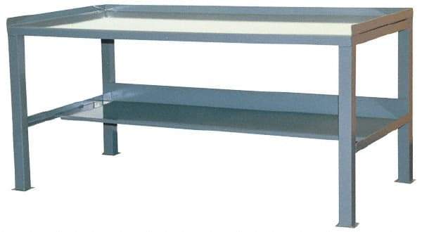 Jamco - 72 Wide x 30" Deep x 35" High, Steel Workbench - Comfort Edge, Fixed Legs - Americas Industrial Supply