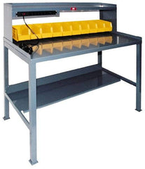 Jamco - 72 Wide x 30" Deep x 35" High, Steel Workbench - Comfort Edge, Fixed Legs - Americas Industrial Supply