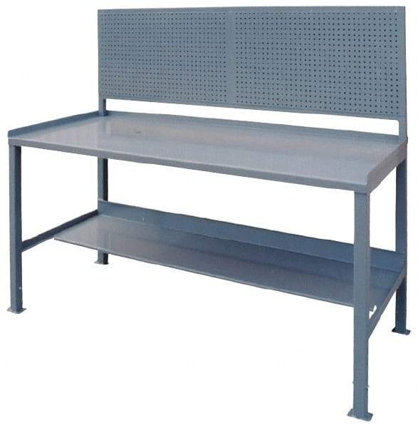Jamco - 72 Wide x 30" Deep x 35" High, Steel Workbench - Comfort Edge, Fixed Legs - Americas Industrial Supply