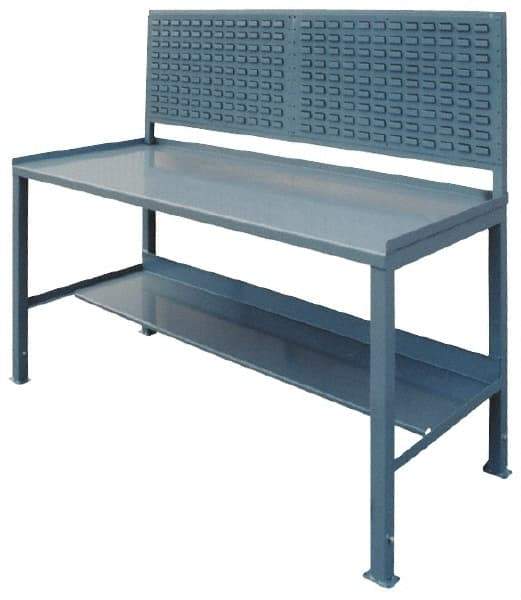 Jamco - 60 Wide x 30" Deep x 35" High, Steel Workbench - Comfort Edge, Fixed Legs - Americas Industrial Supply