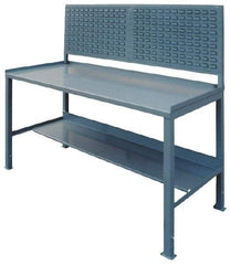 Jamco - 60 Wide x 30" Deep x 35" High, Steel Workbench - Comfort Edge, Fixed Legs - Americas Industrial Supply
