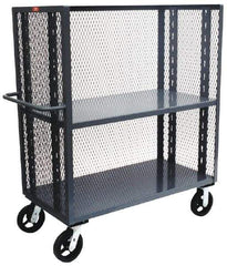 Jamco - 3,000 Lb Capacity, 24" Wide x 36" Long x 57-1/2" High Standard Utility Cart - 2 Shelf, Steel - Americas Industrial Supply