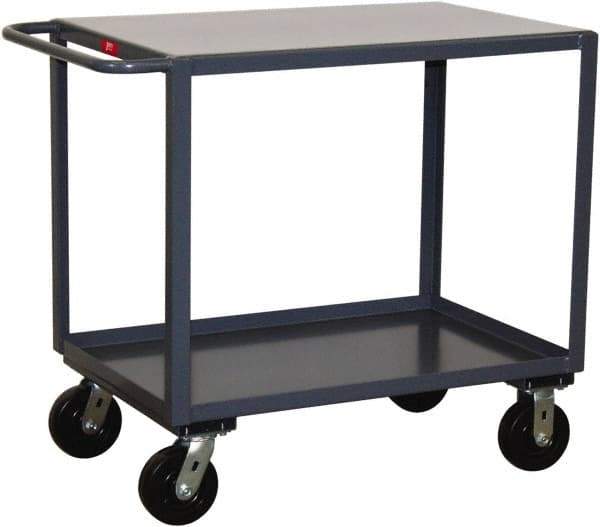 Jamco - 2,000 Lb Capacity, 30" Wide x 48" Long x 36" High Service Cart - 2 Shelf, Steel - Americas Industrial Supply