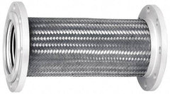 Mason Ind. - 8" Pipe, Braided Stainless Steel Single Arch Hose Pipe Expansion Joint - 24" Long, 180 Max psi, Flanged - Americas Industrial Supply