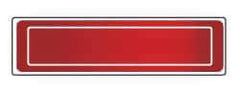 NMC - Reflective Strip - Red, For Accident Prevention - Americas Industrial Supply