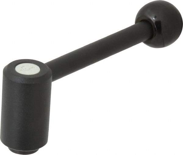 KIPP - 5/16-18, 0.94" Hub Diam, Steel Heavy Duty Adjustable Tension Lever with Internal Thread - 3.62" OAL, 1.46" High, 0.55" Hole Depth - Americas Industrial Supply
