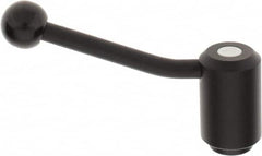 KIPP - M24 x 3.0, 1.61" Hub Diam, Steel Heavy Duty Adjustable Tension Lever with Internal Thread - 5.06" OAL, 1.85" High, 1.06" Hole Depth - Americas Industrial Supply