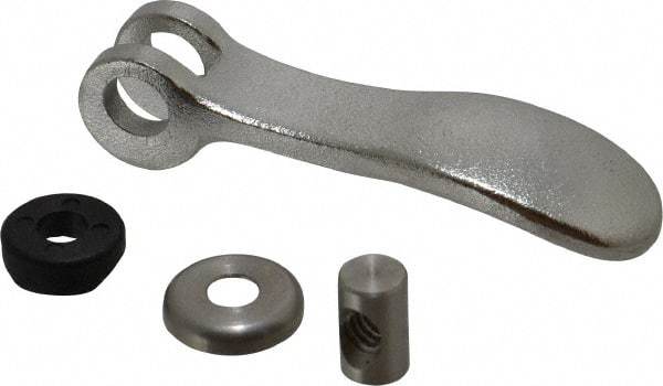 KIPP - 1/4-20, 0.59" Hub Diam, Stainless Steel Adjustable Clamping Handle - Americas Industrial Supply