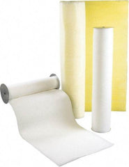 Made in USA - 65' Long x 31-7/8" Wide x 3/4" Thick Synthetic Automatic Air Filter Media Roll - MERV 4, 72% Arrestance Efficiency, 500 FPM Max Air Flow, 0.07" wpg Init Resist, 1" wpg Final Resist, Use with Any Unit - Americas Industrial Supply