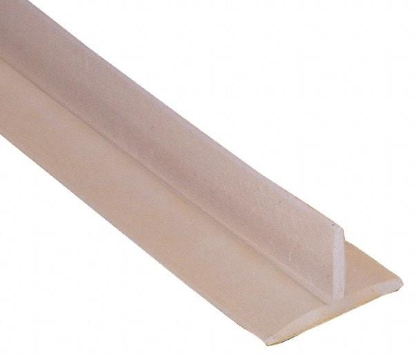 Pemko - 9' Long x 7/16" Wide, Adhesive Astragal/Meeting Stile Seals Weatherstripping - 1-3/4" Door Thickness, Silicone, Clear Finish - Americas Industrial Supply