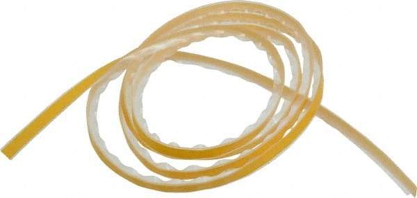 Pemko - 7' Long x 7/16" Wide, Adhesive Astragal/Meeting Stile Seals Weatherstripping - 1-3/4" Door Thickness, Silicone, Clear Finish - Americas Industrial Supply