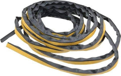 Pemko - 17' Long x 1/2" Wide, Adhesive Perimeter Gasketing Weatherstripping - 1-3/4" Door Thickness, Silicone, Dark Brown Finish - Americas Industrial Supply