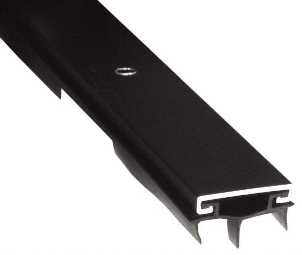 Pemko - Door Bottom Shoe Sweeps & Seal - Vinyl, 11/16" High, Dark Bronze Anodized Aluminum Coated - Americas Industrial Supply