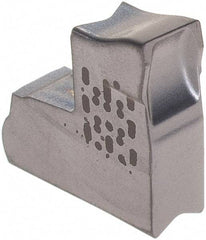Iscar - TAG C IC908 Grade, 0.118" Cutting Width, Carbide Cutoff Insert - 6° Left Hand Lead Angle, 0.008" Cnr Rad, TiAlN Coated, Single End - Americas Industrial Supply