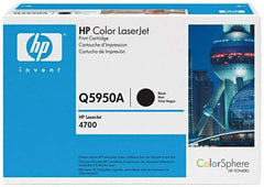 Hewlett-Packard - Black Toner Cartridge - Use with Multifunction Laser Printer HP Color LaserJet 4700, 4700n, 4700dn, 4700dtn, 4700ph+. - Americas Industrial Supply