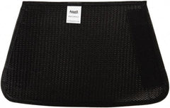 Ansell - Size Universal, Black Cane Mesh Chemical & Puncture Resistant Sleeve - 8" Long Sleeve, Cut Resistance Level 3, Elastic Opening at Both Ends - Americas Industrial Supply
