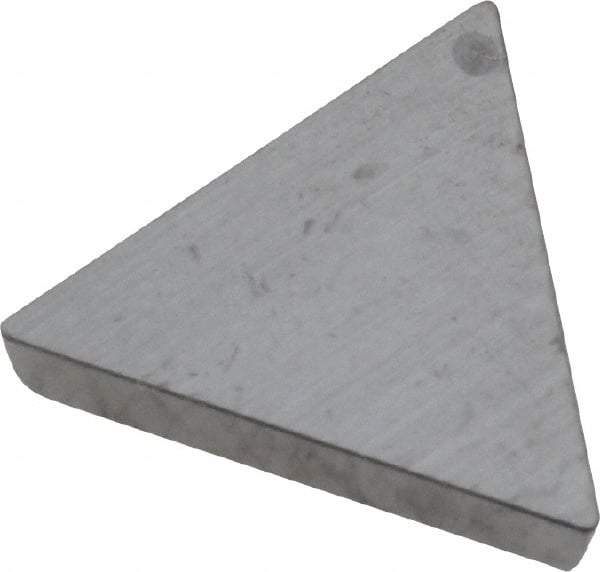 Value Collection - TPGN321 Grade A2 Ceramic Turning Insert - TiC Finish, 60° Triangle, 3/8" Inscr Circle, 1/8" Thick, 1/64" Corner Radius - Americas Industrial Supply
