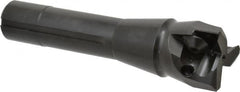 Value Collection - 1-1/2" Cut Diam, 0.656" Max Depth of Cut, 5-37/64" OAL, Indexable Square Shoulder End Mill - TPC 32..., TPG 32., TPU 32. Inserts, R8 - Americas Industrial Supply