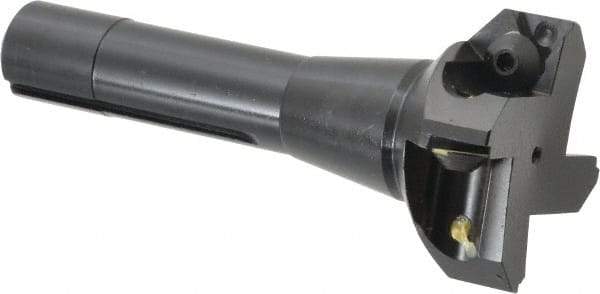 Value Collection - 2-1/2" Cut Diam, 0.656" Max Depth of Cut, 5-37/64" OAL, Indexable Square Shoulder End Mill - TPC 32..., TPG 32., TPU 32. Inserts, R8 - Americas Industrial Supply