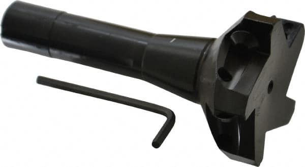 Value Collection - 3" Cut Diam, 0.656" Max Depth of Cut, 5-37/64" OAL, Indexable Square Shoulder End Mill - TPC 32..., TPG 32., TPU 32. Inserts, R8 - Americas Industrial Supply