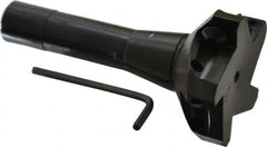 Value Collection - 3" Cut Diam, 0.656" Max Depth of Cut, 5-37/64" OAL, Indexable Square Shoulder End Mill - TPC 32..., TPG 32., TPU 32. Inserts, R8 - Americas Industrial Supply